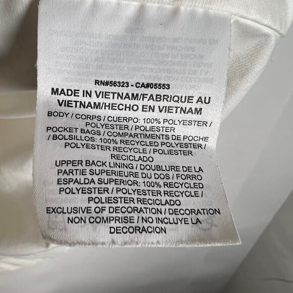 Nike Women's Windrunner Track Jacket L Grey White Hooded Full Zip Active Sports - Picture 5 of 6